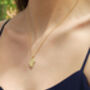 9ct Gold Dinosaur Eggshell Necklace, thumbnail 3 of 4