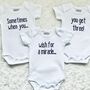 Triplet Baby Gifts | Triplet Baby Announcement Vests, thumbnail 4 of 5