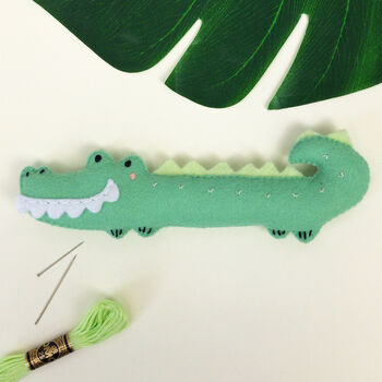 Chester The Crocodile Felt Sewing Kit, 2 of 11