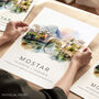 Mostar Travel Print Of Bosnia And Herzegovina, thumbnail 1 of 7