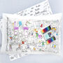 Fairytale Pillowcase Kit + 10 Pens, Colour In And Learn, thumbnail 2 of 7