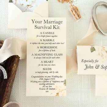 Personalised Wedding Keepsake, 3 of 9
