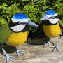 Hand Painted Metal Bluetit, thumbnail 5 of 9