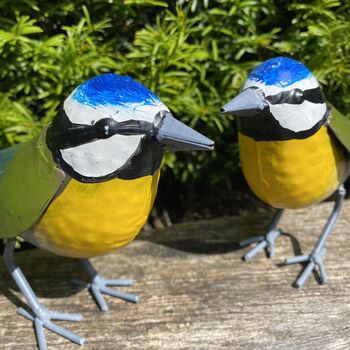 Hand Painted Metal Bluetit, 5 of 9