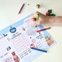 Personalised Christmas Activity Place Mat, thumbnail 4 of 7