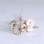 White And Gold Ceramic Flower Bouquet Large, thumbnail 4 of 12
