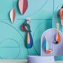 Paradise Bird Banda Slot Together Wall Decoration, thumbnail 4 of 6