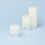 G Decor Adeline White Pearl Textured Pillar Candle, thumbnail 6 of 6