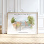 Personalised Watercolour Illustration Retirement And Leaving Gift, thumbnail 9 of 12