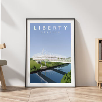 Swansea City Liberty Stadium Poster, 4 of 8