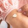 Personalised Initial Chloe Heart Bracelet, thumbnail 1 of 10