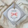 Custom Personalised Christmas Ornament Bauble, thumbnail 2 of 3