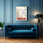 Japanese Tokyo Butterfly Art Print, thumbnail 3 of 3