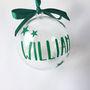 A Personalised Christmas Tree Bauble, thumbnail 6 of 12