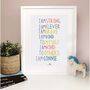 Personalised 'I Am Kind' Children's Affirmation Print, thumbnail 2 of 2