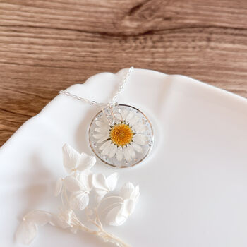 Handmade Real Daisy Necklace, 2 of 7