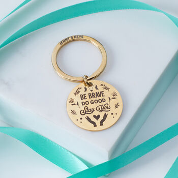 Personalised 'Stay You' Metal Keyring, 5 of 7