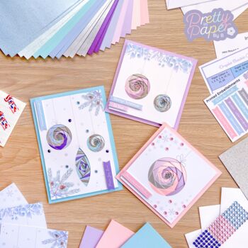 Deck The Halls Christmas Card Making Kit, 2 of 6