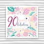 90th Birthday Card For Her Or For Him, thumbnail 1 of 2