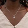 Clam Shell Necklace, Sterling Silver Or Gold Plated, thumbnail 2 of 11