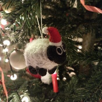 Handmade Christmas Black Sheep Fair Trade, 7 of 7