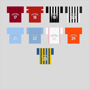 Personalised Football Shirt Can Cooler, 4 of 5