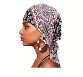 Chemo Headwear Pre Tied Headscarf Soft Florals, 5 of 8