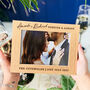 Couples Anniversary Personalised Photo Frame Gift, thumbnail 1 of 9