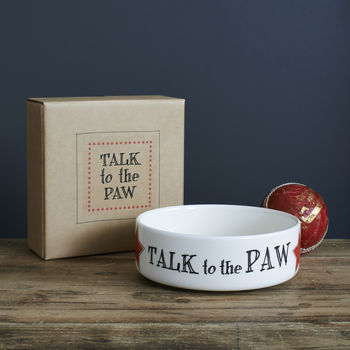'Talk To The Paw' Dog And Cat Bowl, 2 of 2