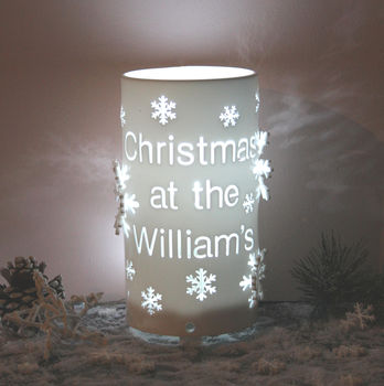 Personalised Decorative Christmas LED Light Snowflakes, 3 of 6