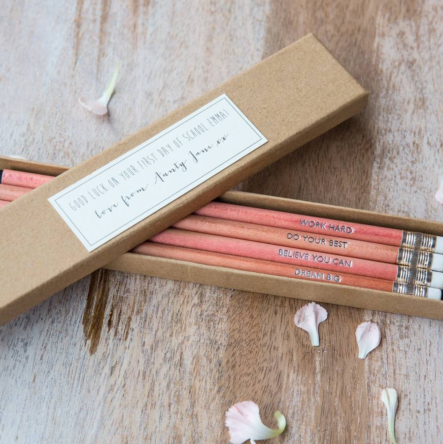 Personalised Back To School Pencils Gift Box By Arlo & Jude