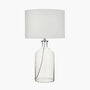 Clear Bubble Glass Table Lamp With Shade, thumbnail 2 of 8