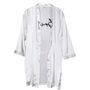 White Embroidered Bride Dressing Gown, thumbnail 4 of 5