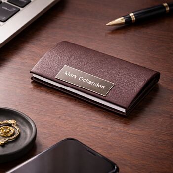 Gifts For Men Personalised Card Holder, 5 of 11