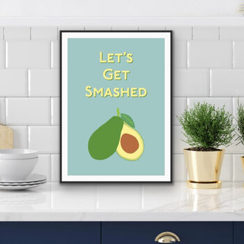 Let's Get Smashed Kitchen Print, 3 of 3