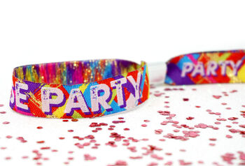 House Party Festival Party At Home Wristband Favours, 6 of 10