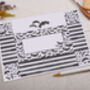 A4 Origami Writing Paper That Folds Into An Envelope With Gothic Bat Design, thumbnail 3 of 5