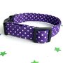 Purple Dog Collar And Lead/Leash Set, thumbnail 4 of 6