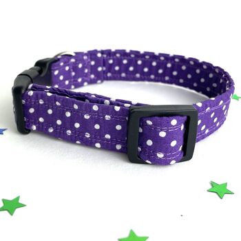 Purple Dog Collar And Lead/Leash Set, 4 of 6