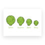 Brussel Sprout Family Print, thumbnail 6 of 6