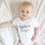 Personalised Baby Name Short Sleeve Bodysuit, thumbnail 2 of 11