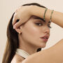 Skinny Emerald Bracelet, thumbnail 2 of 12