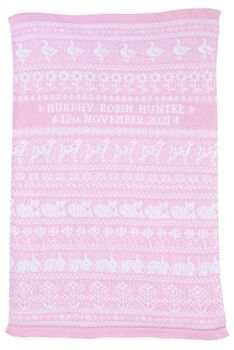 Waveney Cashmere Cotton Baby Blanket, 2 of 8