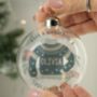 Personalised Christmas Jumper Glass Bauble, thumbnail 1 of 4
