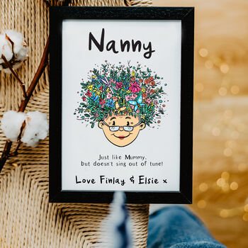 Personalised Nana Or Grandma Is Just Like Mum Print, 2 of 4