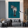 Custom Personalised Zebra Wearing Heels Art Print, thumbnail 6 of 12