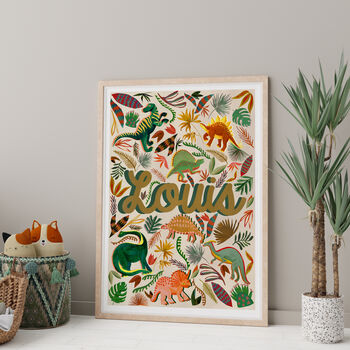 Dinosaur Name Print Set, 9 of 12