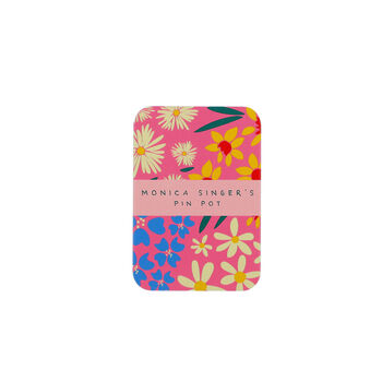Personalised Floral Mini Sewing Storage Tin, 2 of 8