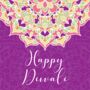 Diwali Bright Mandala Greeting Cards Six Pack, thumbnail 4 of 8