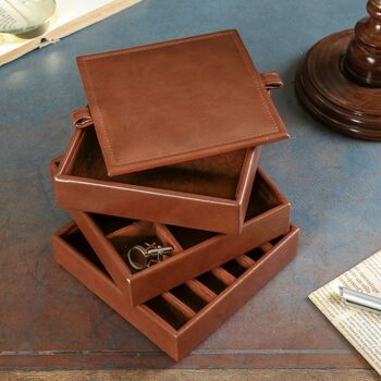 Personalised Luxury Stacked Cufflinks Box, 4 of 8